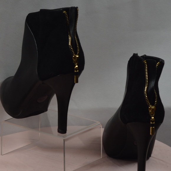 Me Too Leather/Suede Stiletto Booties SZ 9.5 NWOT - Picture 8 of 10